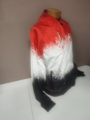 Zipway NBA Atlanta Hawks Retro Pop Full Zip Jacket Size Large Red White Black
