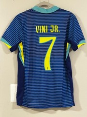 Brasil Vinicius Junior #7 Soccer Jersey Blue Unisex Adult
