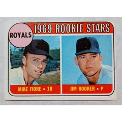 1969 Topps Royals&rsquo; Rookie Stars Mike Fiore Jim Rooker