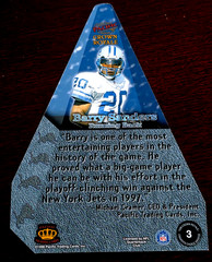 1998 Pacific Crown Royale #3 Cramer&rsquo;s Choice Award Jumbo Barry Sanders Lions