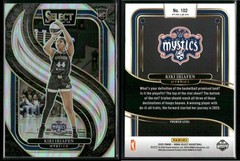 2025 Panini Select WNBA Kiki Iriafen #102 Silver Prizm RC Mystics BB1557