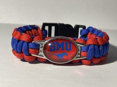 SMU Mustangs NCAA Paracord Bracelet NEW