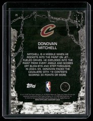 2025-26 Topps Chrome Cactus Jack #25 Donovan Mitchell Pink Refractor #/250