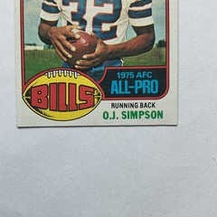O.J. Simpson 1976 Topps #300 Buffalo Bills EXMT