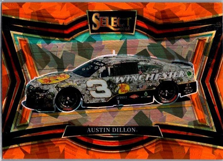 2025 Panini Select #140 Austin Dillon Orange Ice Prizms