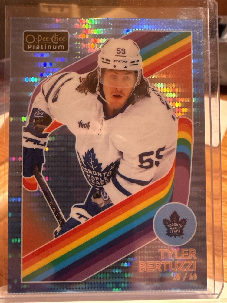 2023-24 O-Pee-Chee Platinum Retro Blue Pulsar /100 Tyler Bertuzzi #R-39