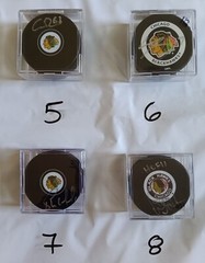 Chicago Blackhawks signed NHL Hockey Puck: Please select your players