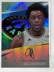 2017-18 Panini Absolute Memorabilia OG ANUNOBY (ON-CARD AUTO – #&rsquo;d / 99)