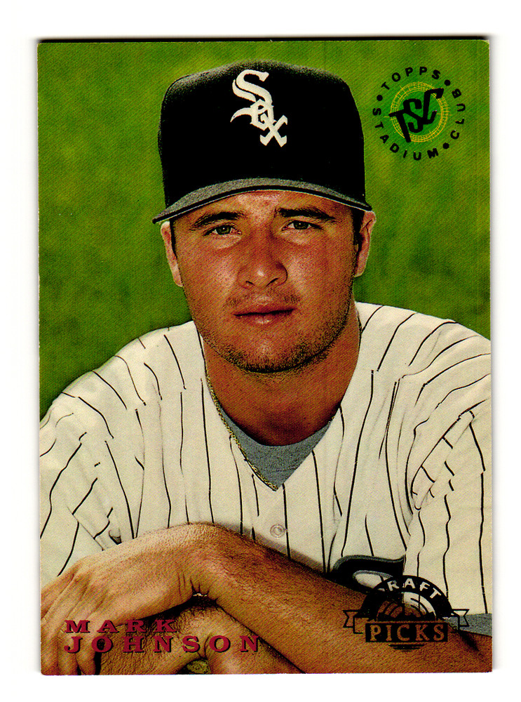 1995 Topps Stadium Club Mark Johnson Mark L Johnson #104 Rookie RC