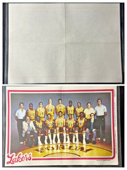 1980-81 Topps NBA Basketball 16 Team Mini-Poster Complete Set Bird Magic Dr J
