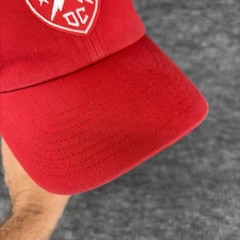 &rsquo;47 Brand XFL/UFL DC Defenders &lsquo;Old Logo&rsquo; Red Strapback Hat – OSFA – RARE!