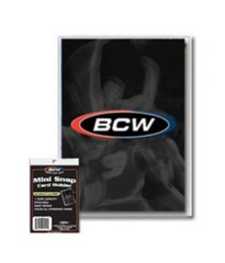 20 BCW Mini Snap Tite Baseball Trading Card Holders snaptite hard protector
