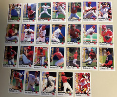 1996 ST. LOUIS CARDINALS Police Safety SGA Team Set OZZIE SMITH WILLIE MCGEE QTY
