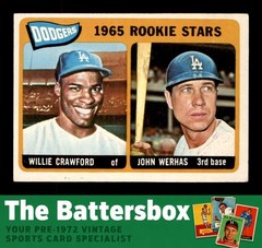 1965 Topps #453 Willie Crawford/John Werhas Rookie Stars VG X3776946