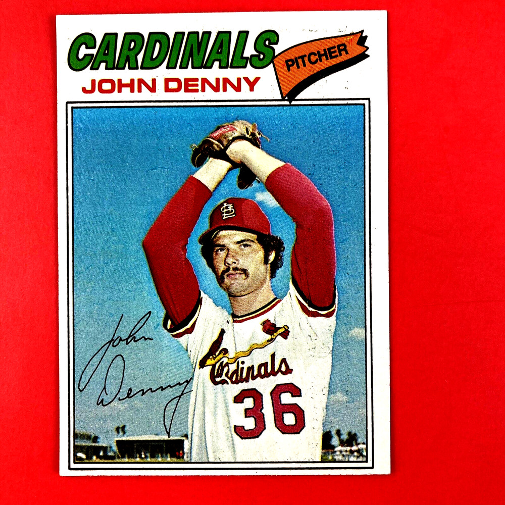 John Denny 1977 Topps Card #541 MLB St. Louis Cardinals
