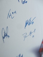 HUGE NEW ENGLAND PATRIOTS AUTOGRAPH 2002 SUPER BOWL TEAM POSTER, Football, GIFT