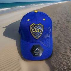 Boca Juniors Football Club Men’s Stretch Hat Size L/XL Blue Argentina Soccer NWT