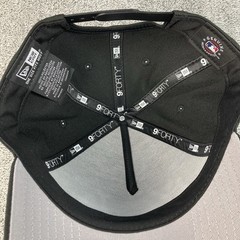 New Era LA Dodgers x Yankees NY York 9Forty Dual Logo A-Frame Snapback Hat Black