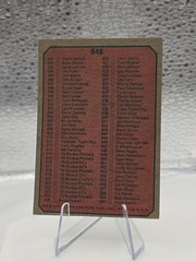 1975 TOPPS BASEBALL MINI #646 CHECKLIST 529-660 Nice Card CENTERED!!
