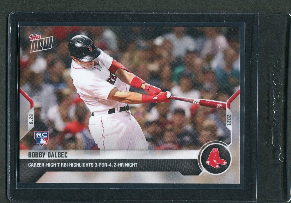 2021 Topps Now Bobby Dalbec RC #713 7 RBI Night Red Sox