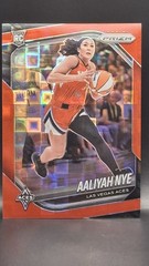 Aaliyah Nye 2025 Panini Prizm WNBA Red Pandora Prizm /199 Las Vegas Aces #15