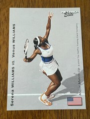 2003 Netpro Elite Major Match Up SERENA WILLIAMS VENUS WILLIAMS ROOKIE YEAR