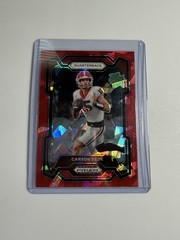 2025 Panini Draft Picks Carson Beck Red Ice RC #130
