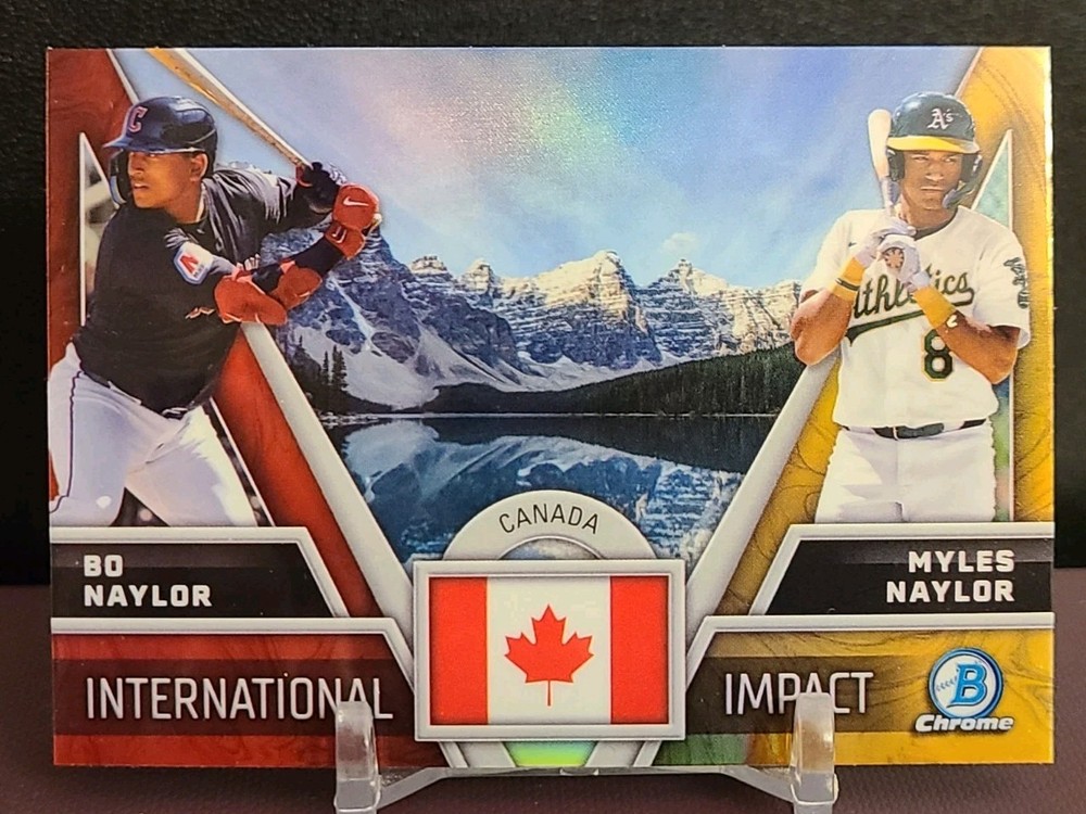 2024 Bowman Chrome International Impact Bo Naylor Myles Naylor #II-18