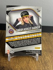 2025 Panini Prizm WNBA Sarah Ashlee Barker Orange Velocity Rookie #142 Variation