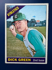 1966 Topps Dick Green Oakland Athletics #545 EX