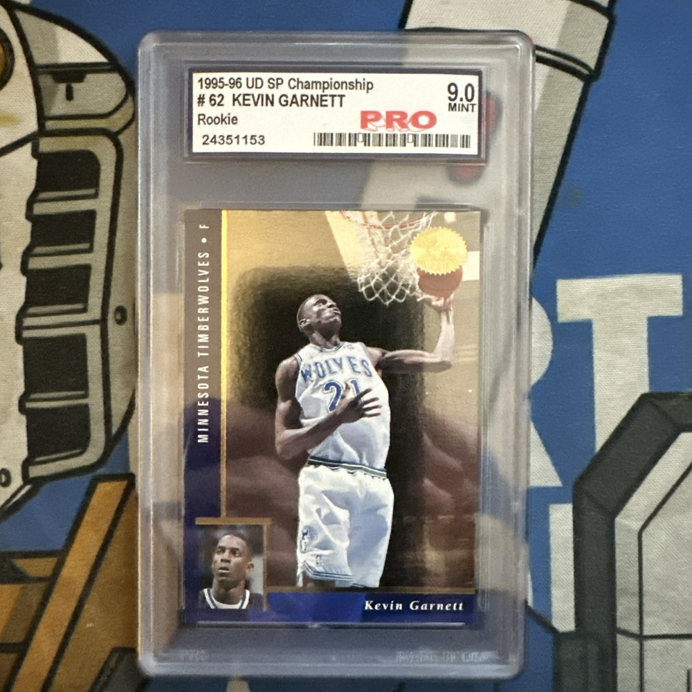 KEVIN GARNETT PRO 9 1995-96 SP CHAMPIONSHIP #62 ROOKIE RC TIMBERWOLVES 4958