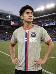 Pilipinas Gold Soccer Jersey. Philippines.Filipino Pinoy. Adult L Size. NWOT