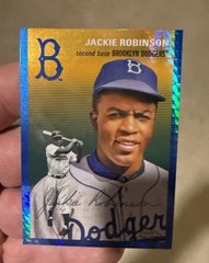 2023 Topps Chrome Platinum Anniversary – Jackie Robinson #426 Blue Prism…