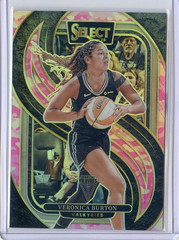 2025 Panini Select WNBA Pink Camo Prizms /175 NO. 172 Veronica Burton, Golden St