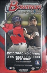 2015 Bowman Factory Sealed Baseball Jumbo Box Andrew Benintendi AUTO ???