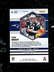 2021 Panini Mosaic Tom Brady Green Prizm SUPER BOWL MVPs Patriots #282