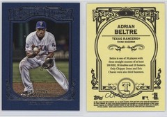 2013 Topps Gypsy Queen Blue Framed 412/499 Adrian Beltre #3 HOF 1u1q