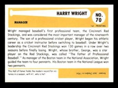 1980-87 SSPC HOF #70 Harry Wright