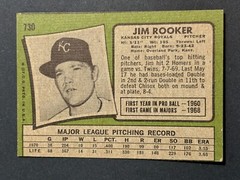 ⚾ 1971 Topps Baseball Base Card #730 Jim ROOKER * High Number * ⚾