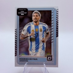 Rodrigo De Paul 2025-26 Panini Donruss Optic #161 FIFA World Cup ARGENTINA Card
