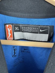 Nike Atlanta Dream WNBA Full Zip Warm Up Jacket Player Issued Blue Size XL Tall