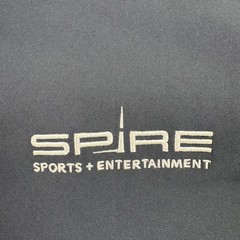 Spyder Jacket Mens 2XL Gray SPIRE Sports + Entertainment Softshell Full Zip