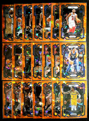 2023-24 Prizm NBA Basketball Orange Cracked Ice You Pick Rookies & Vets F/S
