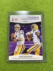 Joe Burrow ROOKIE CARD JUSTIN JEFFERSON RC 2020 Panini JOE BURROW Contenders