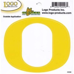 Oregon Ducks Logo Decal – Yellow – 4.5&Prime; x 3.5&Prime;