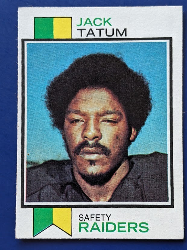 1973 Topps – Jack Tatum #288 – Oakland Raiders EX ROOKIE