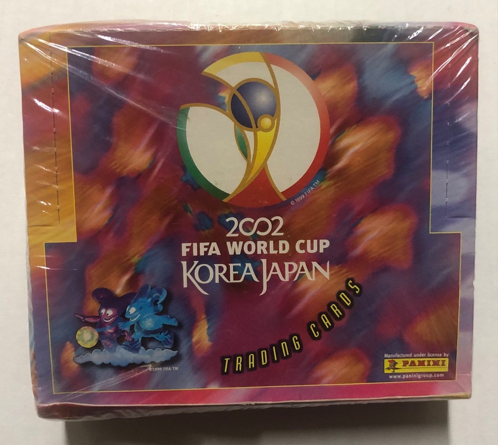 2002 FIFA Korea/Japan World Cup Panini Soccer Trading Cards Box SEALED! NEW!!