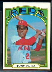 1972 Topps TONY PEREZ Card #80 CREASE FREE! EX+ Centered!