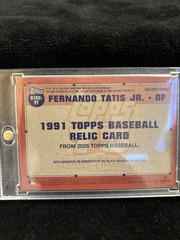 Topps Series 1 2026 1991 Topps Baseball Relics Fernando Tatis Jr Padres #91R-FTJ