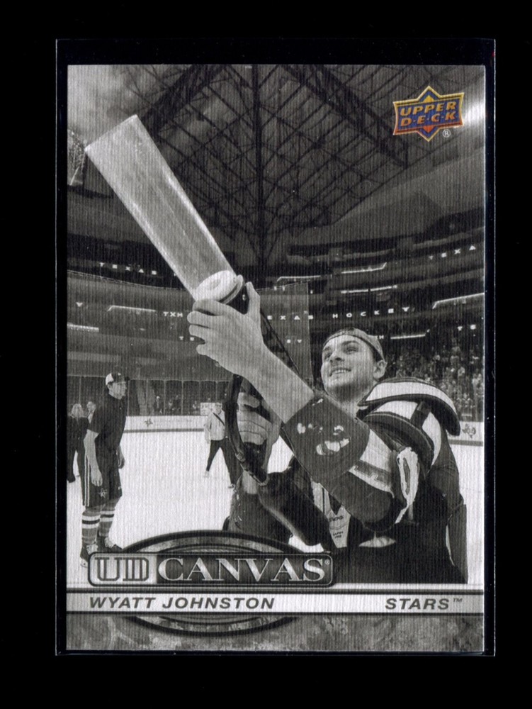 2025-26 Upper Deck UD Canvas Black & White #C-153 Wyatt Johnston